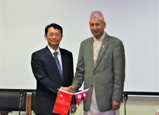 नेपालको लगानी आवश्यकता पूरा गर्न चीनको प्रतिवद्धता