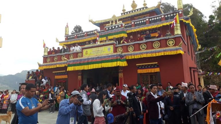 भूकम्पमा क्षतिग्रस्त गुम्बा भारतीय दूतावासको सहयोगमा पुनर्निर्माण