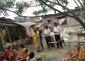 निर्धन उत्थान लघुवित्त वित्तीय संस्थाद्धारा राहत वितरण