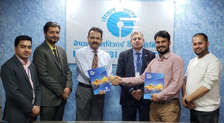 नेपाल एसबीआई बैंक र खल्ती बीच डिजिटल भुक्तानीका लागि सम्झौता