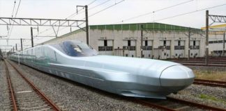 चीनलाई पछि पार्दै जापानले बनायो विश्वकै तिव्र गतिको बुलेट ट्रेन