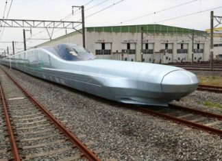 चीनलाई पछि पार्दै जापानले बनायो विश्वकै तिव्र गतिको बुलेट ट्रेन