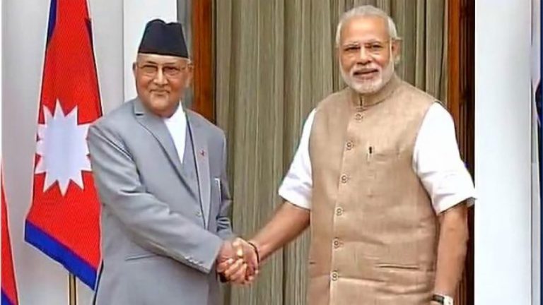 नेपाल र भारतका प्रधानमन्त्रीबीच टेलिफोनवार्ता