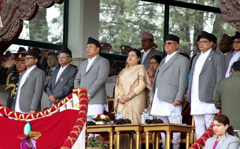 गणतन्त्र दिवसको बिदा काटेका  भीभीआइपी—भीआइपीलाई पदकको लोभ, राष्ट्रपति, प्रधानमन्त्रीसहित ११०९ नेताले पदक थाप्दै