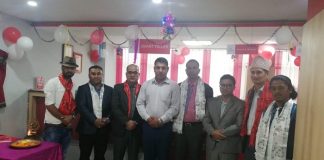 एनआईसी एशिया बैंककाे २८२ औं शाखा गाेंगबुमा