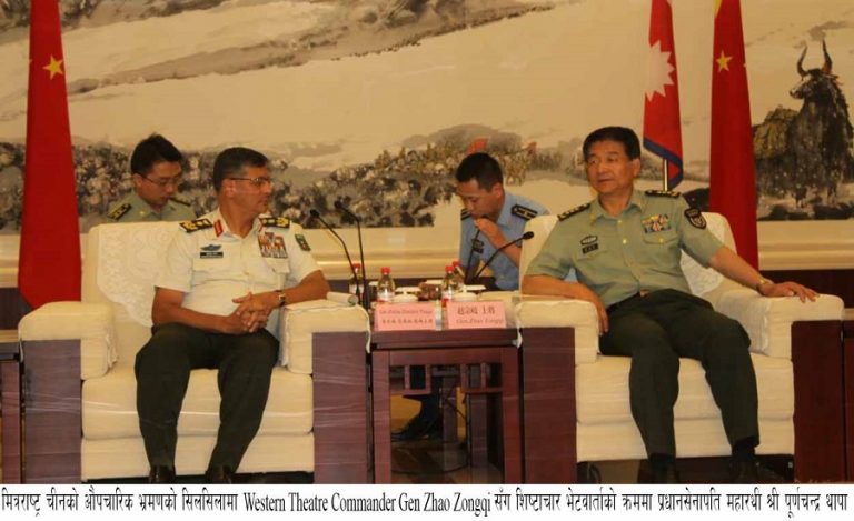 प्रधानसेनापति थापा ७ दिने चीन भ्रमणमा