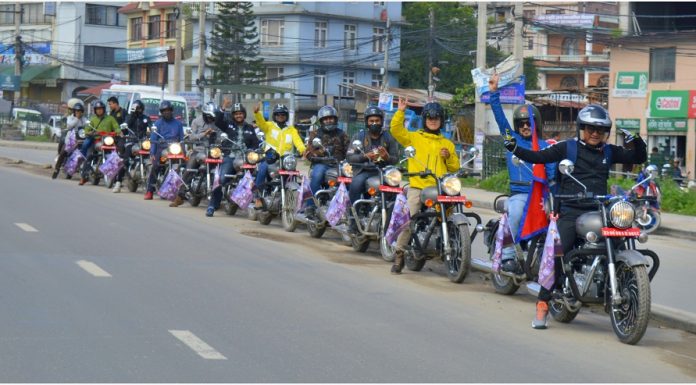 रोयल इन्फिल्डको मनसुन हेरिटेज राइड सम्पन्न