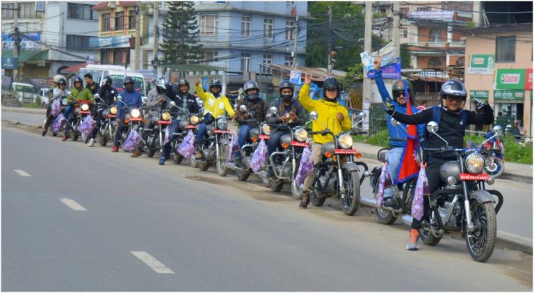 रोयल इन्फिल्डको मनसुन हेरिटेज राइड सम्पन्न