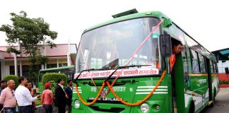 साझालाई अशोक लेलैण्डले हस्तान्तरण गर्यो २० वटा स्मार्ट बस, यस्ता छन् विशेषता