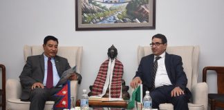 चेम्बर अध्यक्ष र साउदी राजदुत बिच भेटवार्ता, श्रम र लगानीका विषयमा छलफल