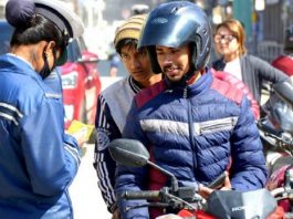 सवारी कारवाहीबाट एक करोड ६४ लाख राजश्व उठ्यो