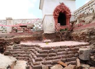 रानीपाेखरीकाे बालगोपालेश्वर मन्दिर पुनःनिर्माण शुरु