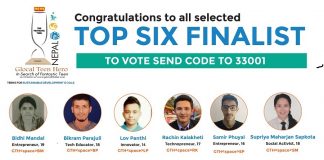 यी हुन् वाई वाई ग्लोकल टिन हिरो २०१९ को अन्तीम ६ प्रतिस्पर्धी