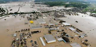 जापानमा भारी वर्षा: दुईको मृत्यु, छ लाख ७० हजार विस्थापित