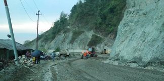 वर्षाले कान्तिलोकपथमा ३० करोडको क्षति, निमार्ण सम्पन्न हुन अझै समय लाग्छ