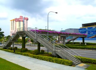 नयाँ बानेश्वर चाेकमा आकाशे पुलकाे निर्माण शुरु