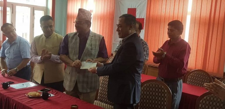 एनआईबीएल र एनआरसीएसबीच स्वास्थ्य, हेरचाहर र साक्षरता प्रबद्र्धन गर्ने सम्झौता