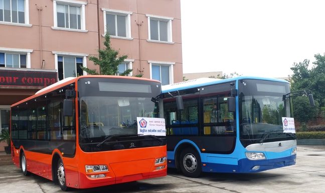 ट्रलीबसपछि नेपाली सडकमा आजबाट पहिलो पटक विद्युतीय बस