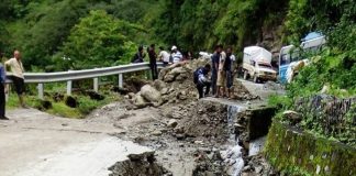 बाढीबाट भत्किएको अरनिको राजमार्ग ७० प्रतिशत निर्माण सम्पन्न