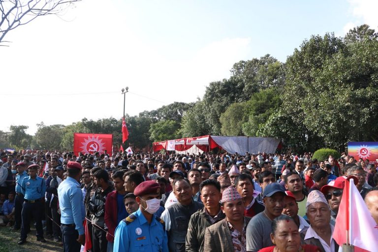 नेकपाको चियापान राजपाद्वारा बहिष्कार,डा. भट्टराई पनि गएनन्