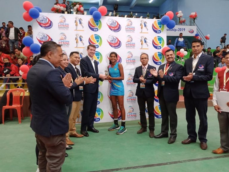 दक्षिण एसियाली यु-१६ नेटबल च्याम्पियनसिपको उपाधि श्रीलंकालाई