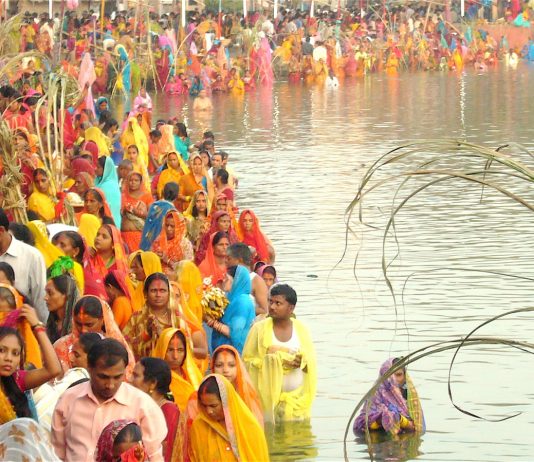 सूर्यको उपासना गरी मनाइने छठ शुरू, पहिलो दिन अरबा–अरबाइन