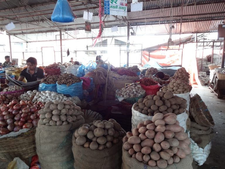 कालीमाटीमै आलुको मूल्यमा ४० रुपैयाँ फरक, समिति भन्छ – अनुगमनको जिम्मा वाणिज्य तथा आपूर्ती मन्त्रालयको
