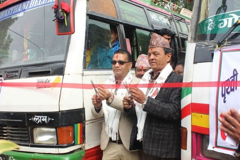गोरखामा नगरबस चल्न थालेपछि ट्याक्सी सञ्चालक मर्कामा