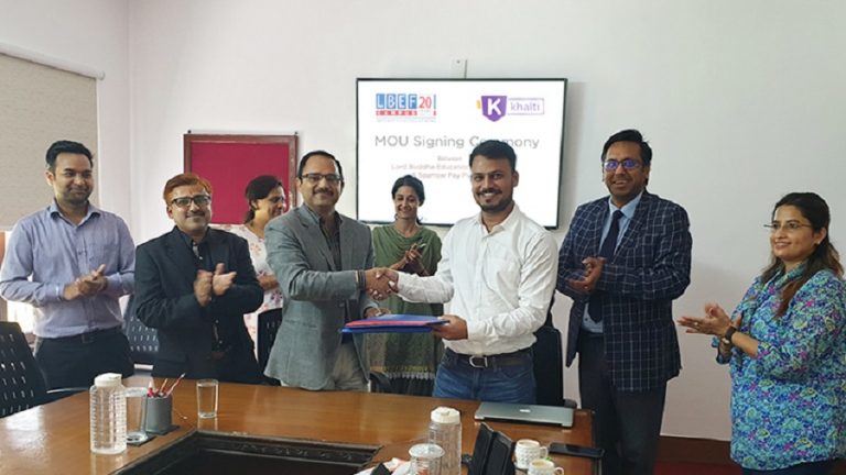 ‘खल्ती’ र ‘लर्ड बुद्ध एजुकेसन फाउन्डेसन’ इन्टर्र्निशप र रोजगारी प्रदान गर्ने सम्झौता