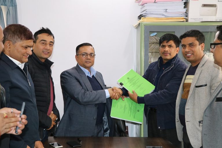 केशरमहलको प्रबलीकरणका लागि ठेक्का सम्झौता