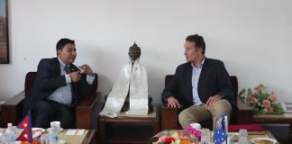 नेपालमा लगानी गर्न अष्ट्रेलियाका निजी क्षेत्र उत्सुक: राजदूत वड