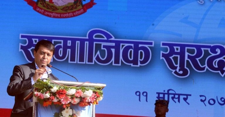 सामाजिक सुरक्षा योजना कार्यान्वयनमा महासंघ प्रतिबद्ध छः उपाध्यक्ष ढकाल