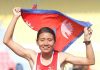 सन्तोषी श्रेष्ठ एथलेटिक्समा स्वर्ण जित्ने पहिलो नेपाली महिला