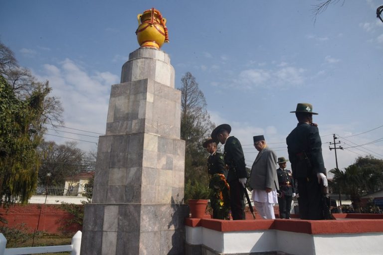 सहिद स्मारकमा श्रद्धाञ्जली सभा सम्पन्न, ४ सहिदको पूर्ण कदको शालिक स्थापना