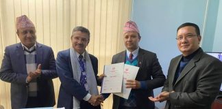 नेपाल टेलिकम र सडक विभागबीच सम्झौता