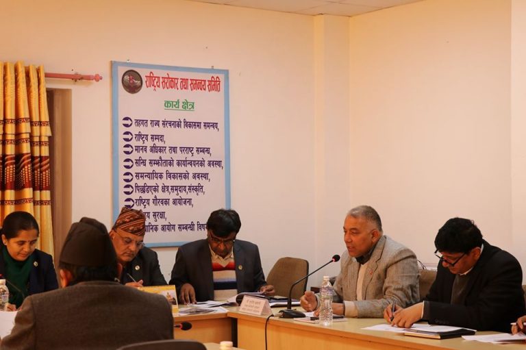 पुनर्निर्माण सन्तोषजनकः राष्ट्रिय सरोकार समिति