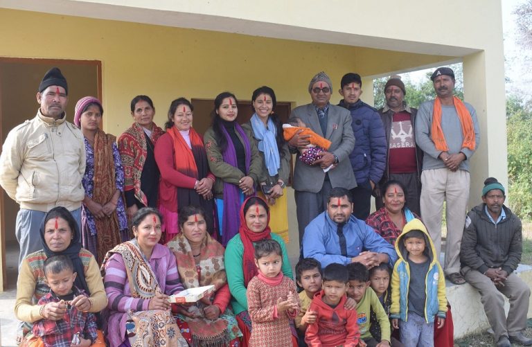 माहाकालीको जामुनाघारीमा खोप केन्द्र भवन उद्घाटन