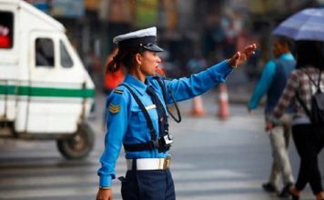 ट्राफिक कारबाहीमा २४ घण्टामा ५ लाख एकचालिस हजार राजस्व सङ्कलन