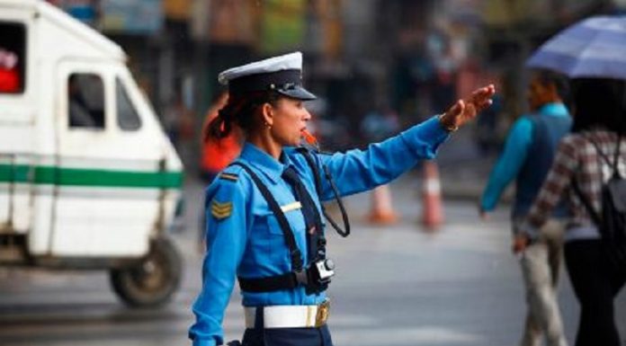 ट्राफिक कारबाहीमा २४ घण्टामा ५ लाख एकचालिस हजार राजस्व सङ्कलन