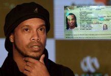 रोनाल्डिन्होलाई हिरासतमा राख्न अदालतको आदेश