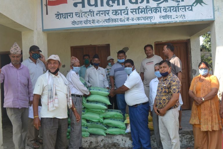 नेपाली कांग्रेस माहाकालीद्धारा खाद्यान्न सहयोग, क्वारेन्टिनमा बसेकालागि प्रयोग गरिने