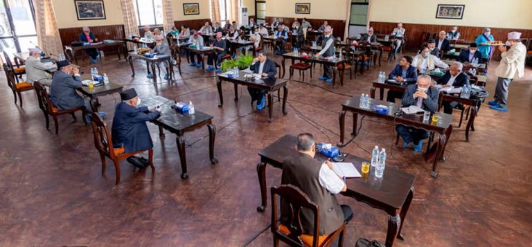 नेकपा स्थायी समिति बैठक अनिश्चितकालका लागि स्थगित