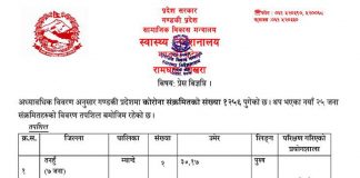 गण्डकी प्रदेशमा थप २५ जनामा कोरोना संक्रमण