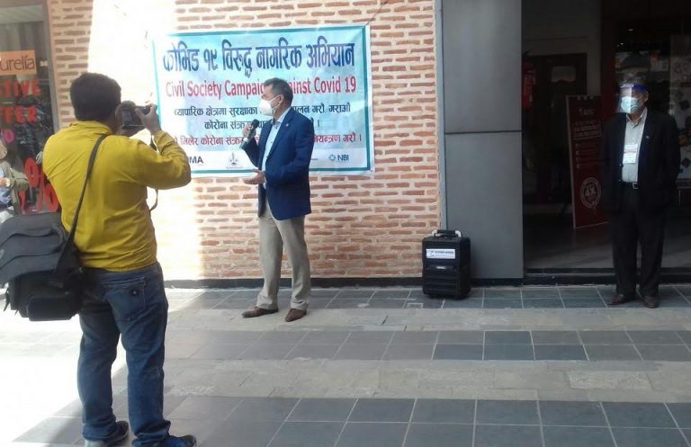 ललितपुरमा कोभिड-१९ विरुद्ध नागरिक अभियानको शुरु