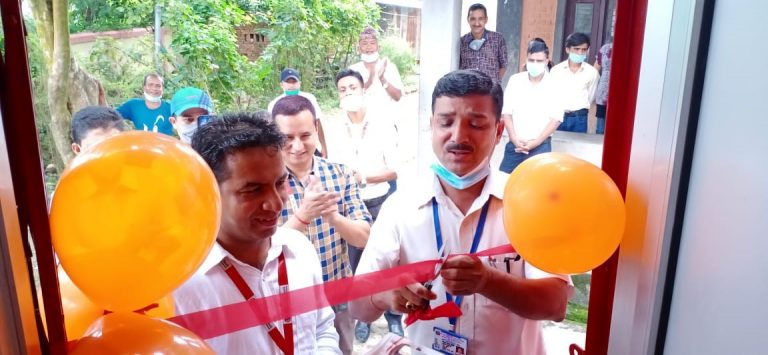 ग्लोबल आइएमई बैंकको एक्सटेन्सन काउण्टर ट्राफिक प्रहरी कार्यालय परिसर कास्कीमा