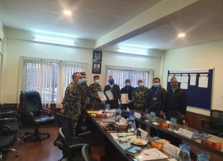 द्रुतमार्गमा अप्टिकल फाइबर बिछ्याउन टेलिकम र आयोजनाबीच सम्झौता