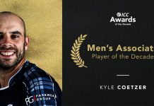 दशककै उत्कृष्ट खेलाडी कोट्जर, पारस अवार्ड जित्न असफल