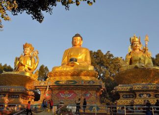 स्वयम्भूस्थित हजार मूर्ति स्तुपा नभत्काइने