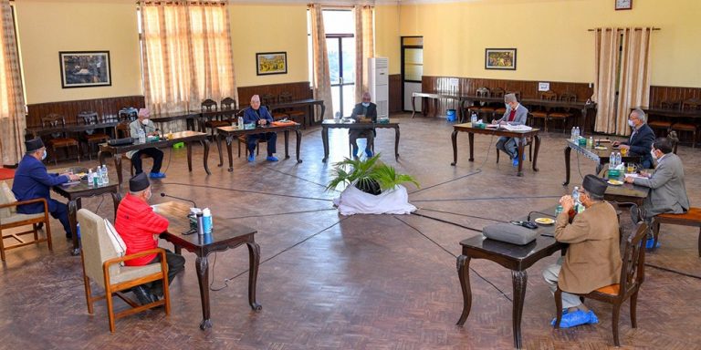 नेकपा सचिवालय बैठक: पार्टीभित्रको विवाद स्थायी कमिटीले नै हल गर्ने