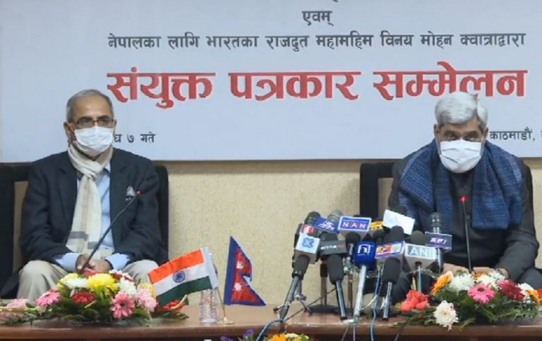 भारतले नेपाललाई दियो १० लाख डोज कोरोनाको खोप